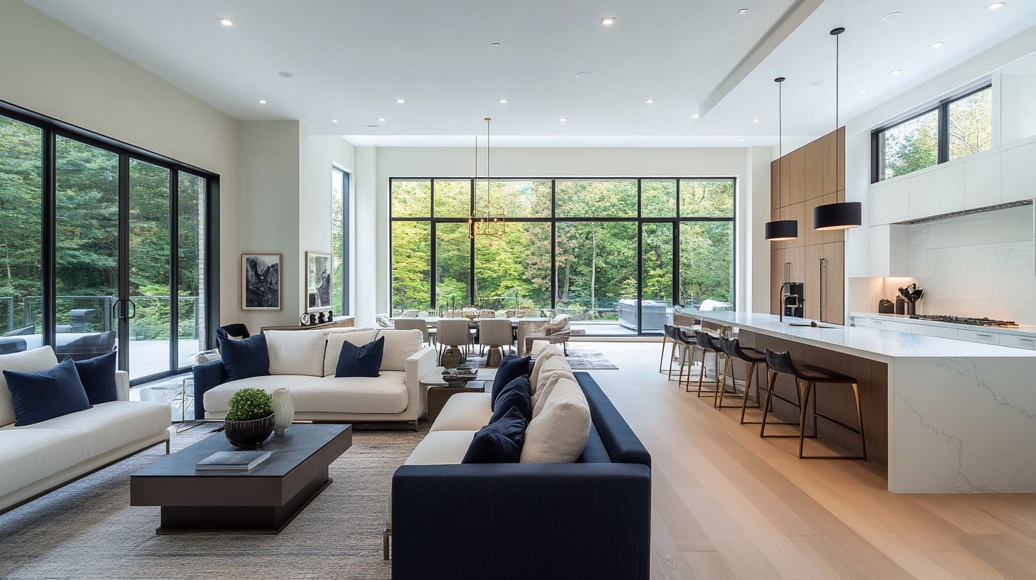 Contemporary luxury home interior — Bergen County NJ