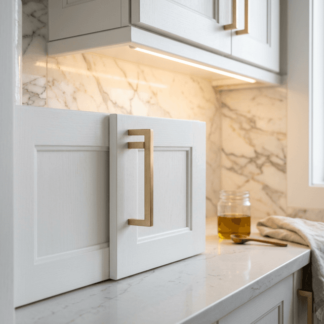 Tenafly 화이트 워터폴 주방 gallery 3